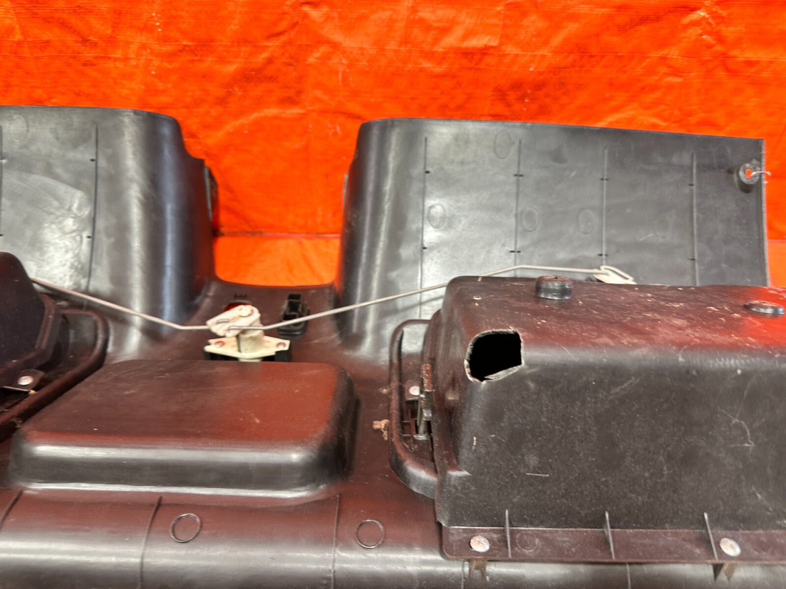 93 97 HONDA DEL SOL   REAR STORAGE CONSOLE COMPARTMENT CUBBY TRIM   OEM #29517
