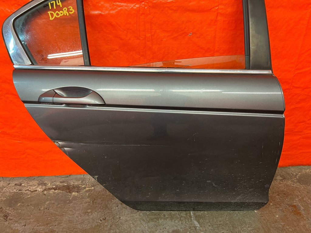08 12 HONDA ACCORD SEDAN   PASSENGER RIGHT REAR DOOR   100% COMPLETE   OEM #17413