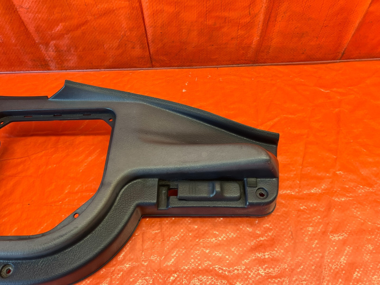 90 93 ACURA INTEGRA 2D RS PASSENGER RIGHT CARGO COVER TRIM BRACKET BLUE OEM #1548