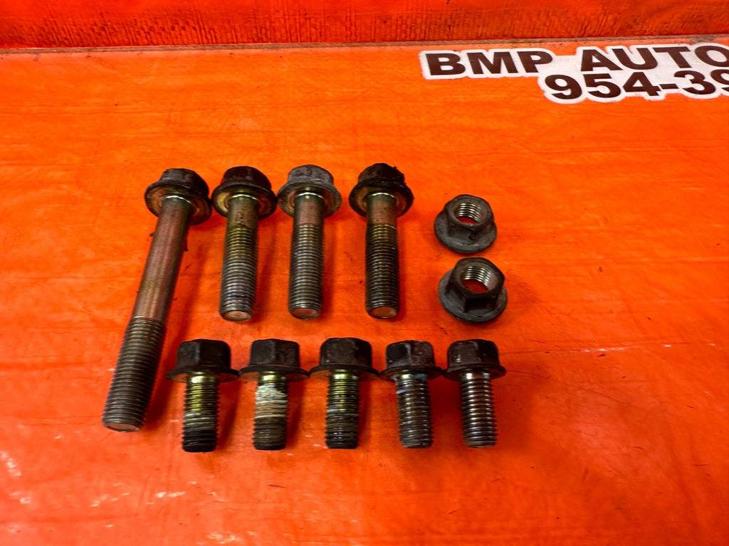 09 14 ACURA TSX   FRONT ENGINE MOTOR MOUNT BOLTS HARDWARE   OEM #2552