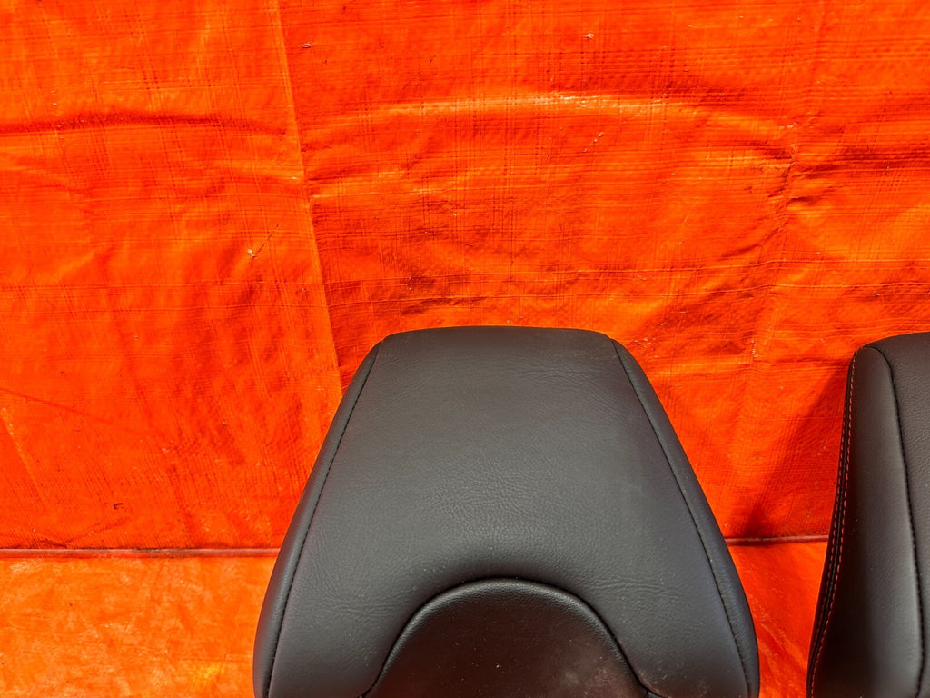 13 20 SUBARU BRZ   FRONT SEAT HEAD REST SET LEFT AND RIGHT  LEATHER   OEM #2923