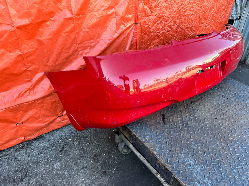 09 15 INFINITI G37 CONVERTIBLE   REAR BUMPER COVER   RED COLOR   OEM #27811