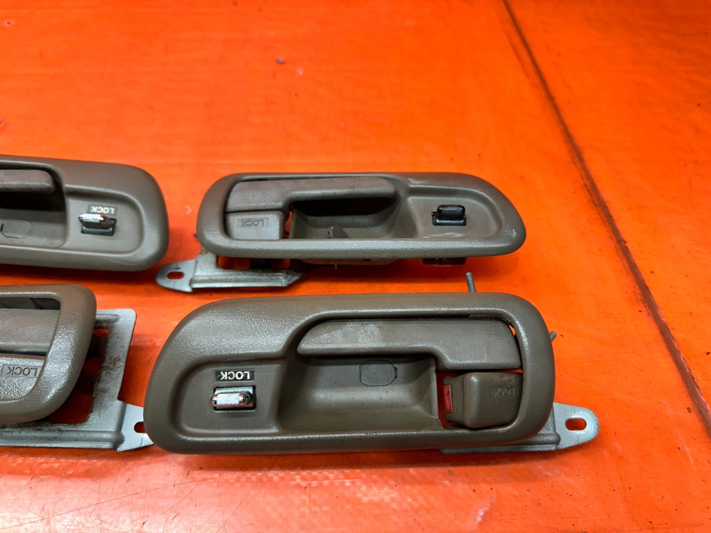 94-01 ACURA INTEGRA 4D 1.8L INSIDE INTERIOR DOOR HANDLE SET OF 4 OEM #3415