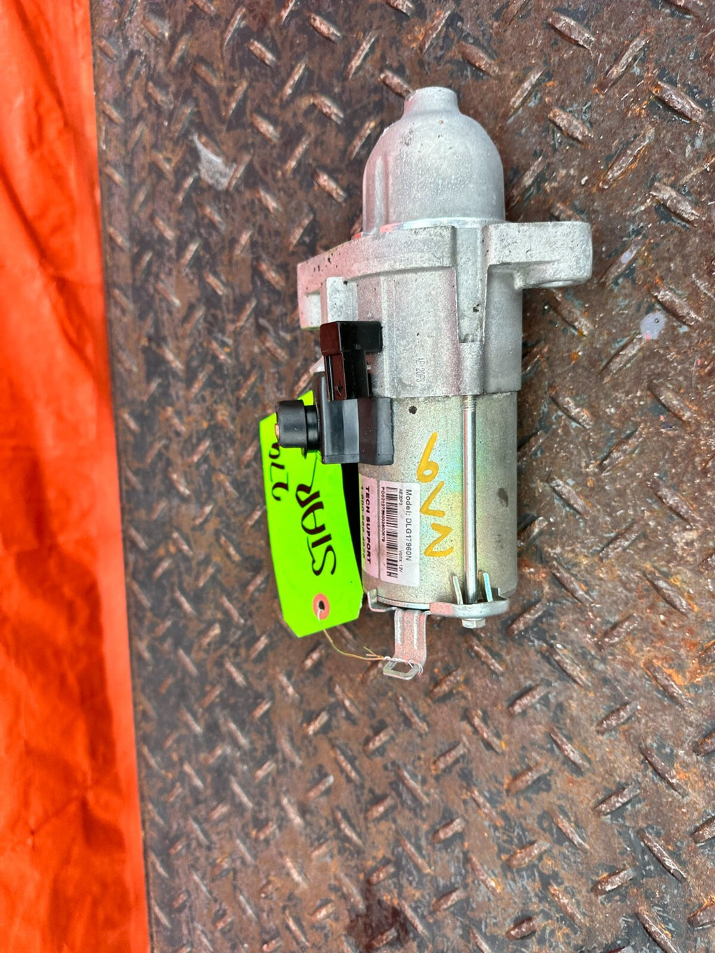 09 14 ACURA TSX   2.4L   STARTER   6 SPEED MANUAL STICK SHIFT MODEL   OEM #2792