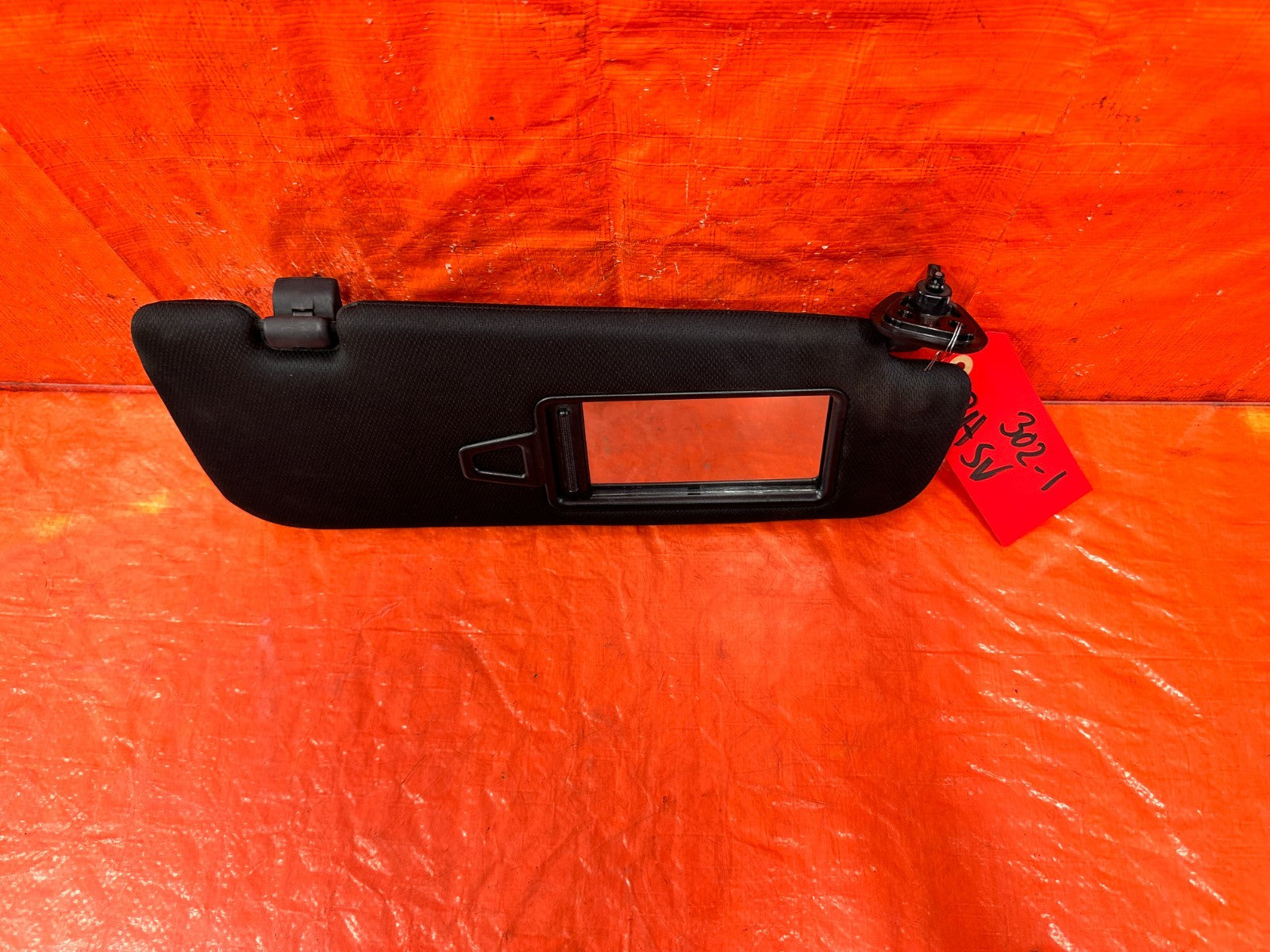 13 16 HYUNDAI GENESIS COUPE 3.8L   SUN VISOR   PASSENGER RIGHT SIDE   BLACK #3021