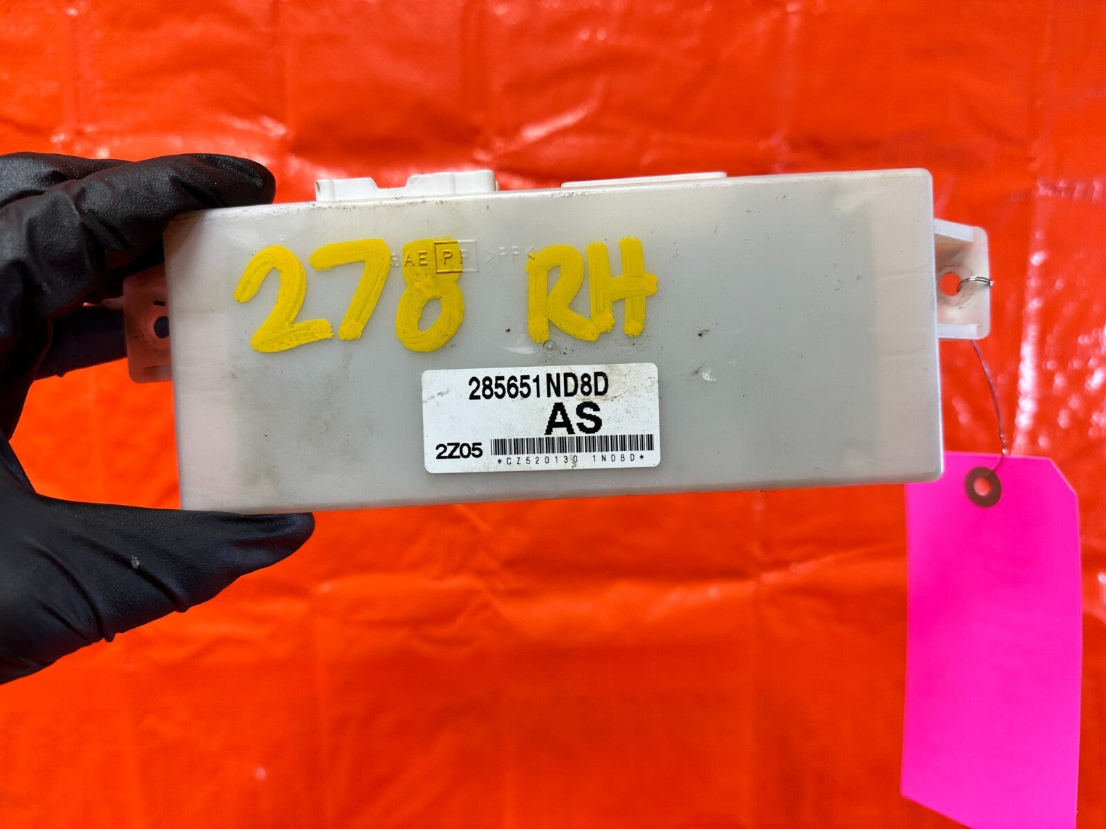08 15 INFINITI G37 Q60   RIGHT FRONT SEAT CONTROL MODULE   OEM FACTORY #2781