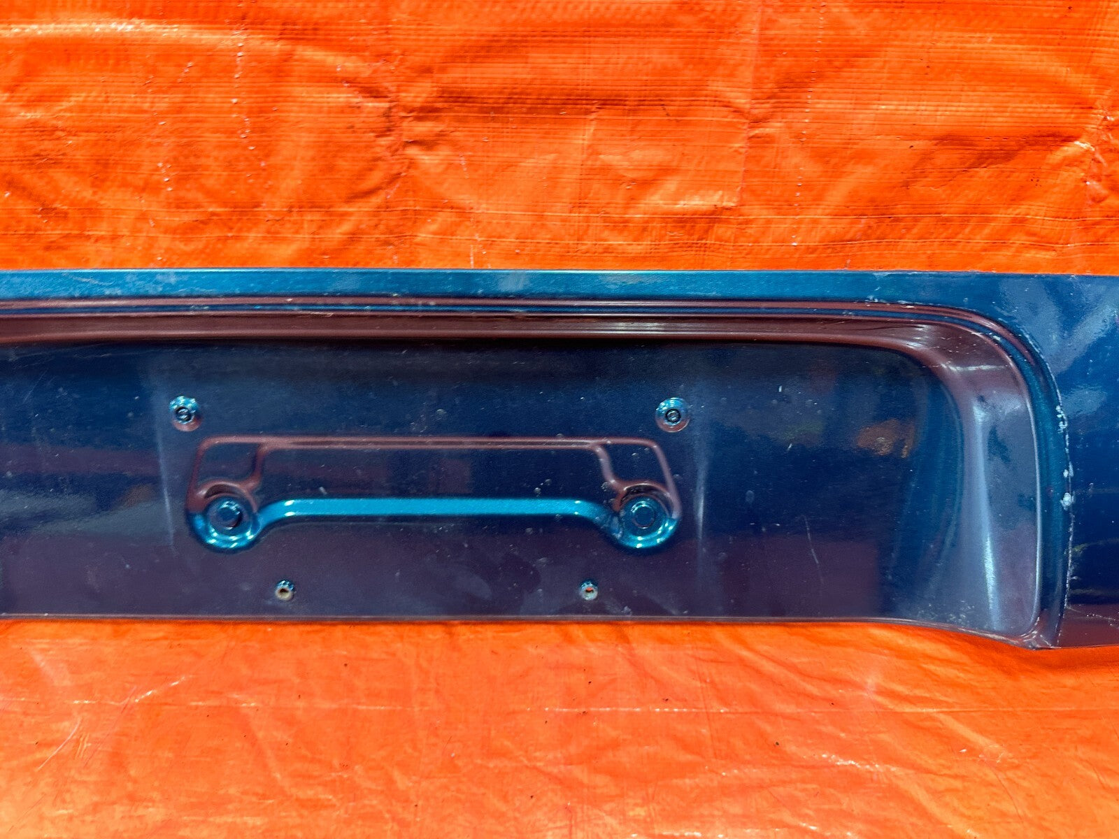 HONDA DEL SOL REAR TRUNK TAIL LIGHT TRIM SKIRT FINISH PANEL LICENSE PLATE #2952