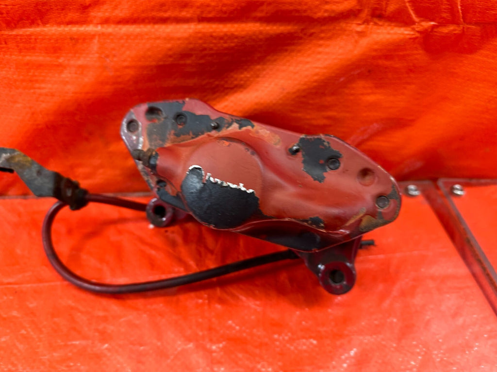 08 15 LANCER EVOLUTION X EVO 10   DRIVER LEFT REAR BREMBO BRAKE CALIPER OEM #2173