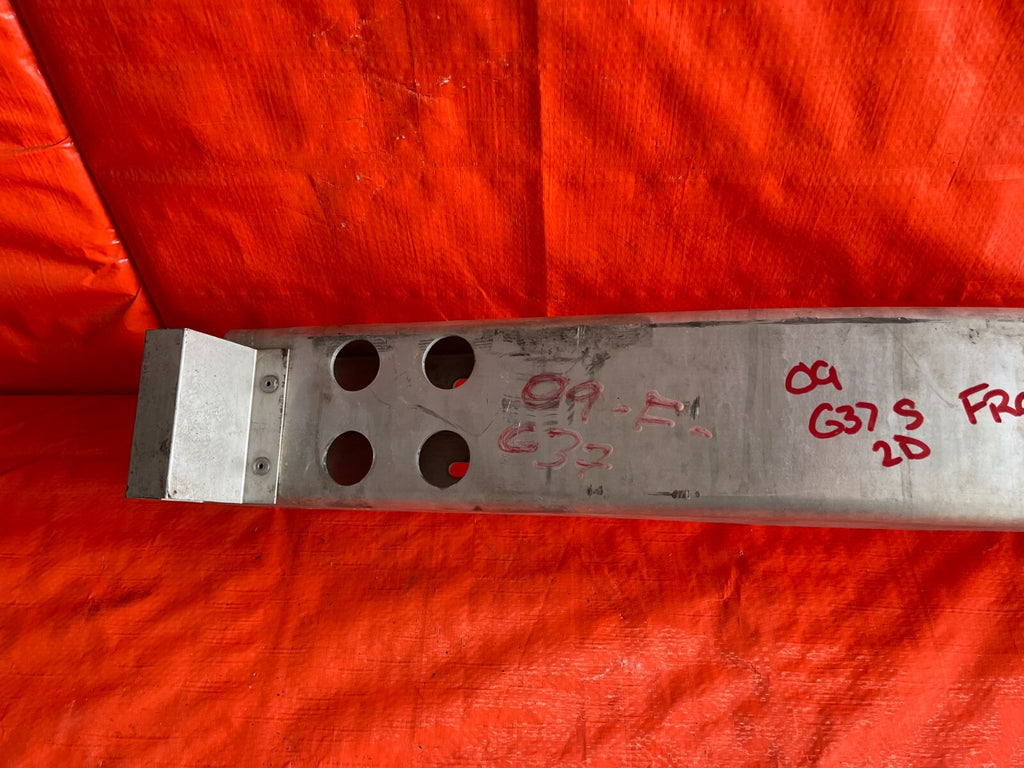 08 10 INFINITI G37 SPORT S 2D COUPE   FRONT BUMPER REINFORCEMENT CRASH BAR BEAM5