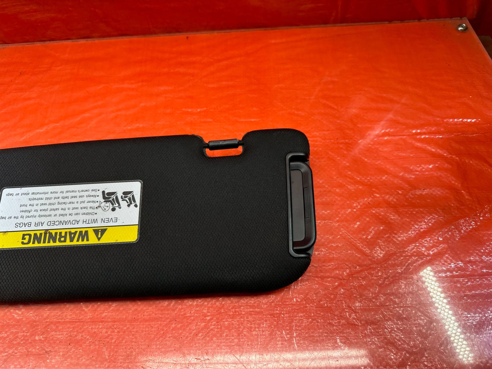 13 16 HYUNDAI GENESIS COUPE   PASSENGER RIGHT SUN VISOR   W/O SUNROOF   OEM #2194