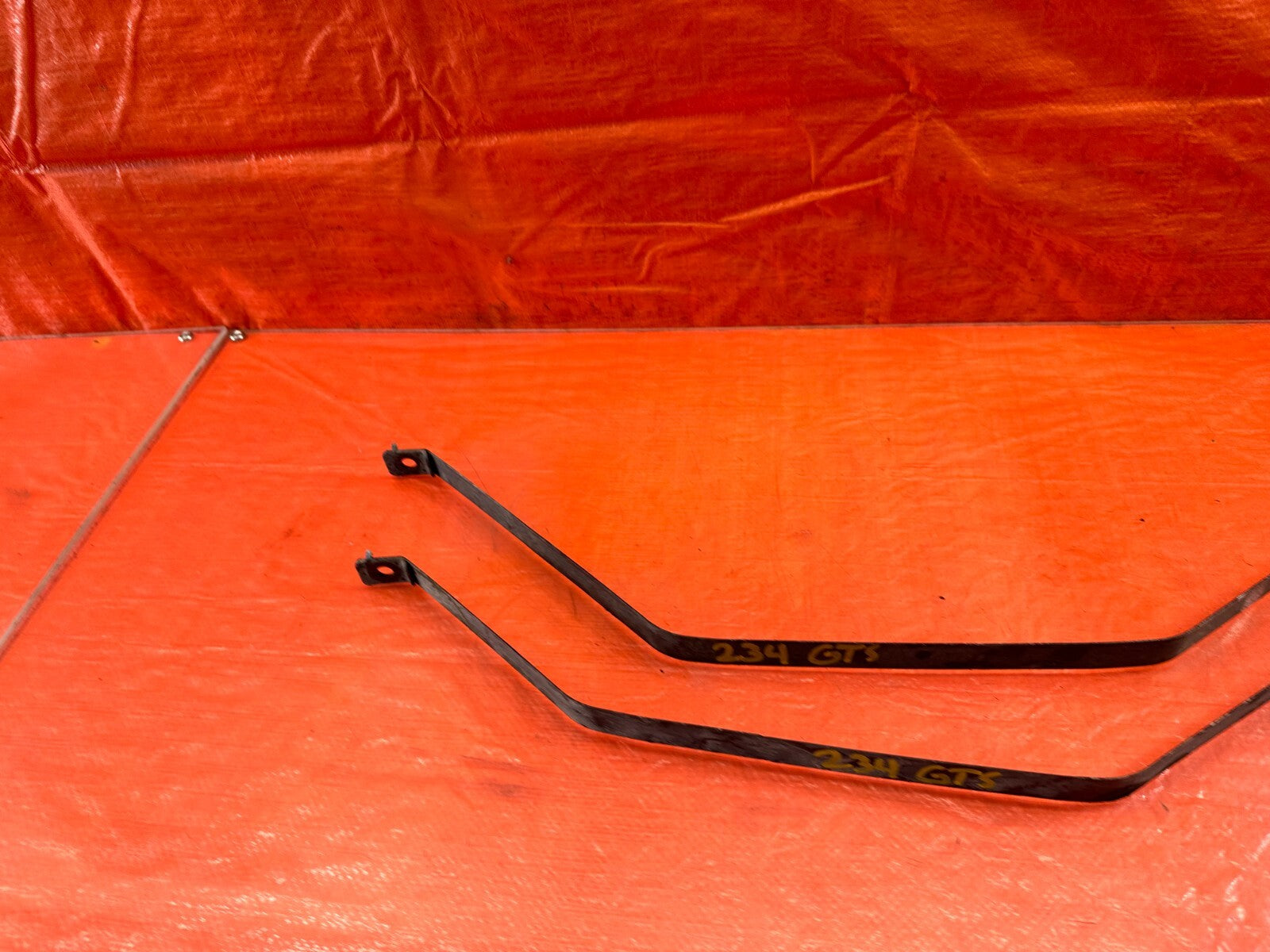 04 08 ACURA TL   GAS GASOLINE FUEL TANK MOUNTING STRAPS BAND SET   OEM #2344