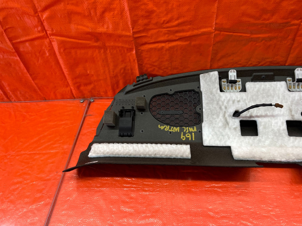 08 15 INFINITI G37 Q60 COUPE REAR SPEAKER COVER TRAY TRUNK LINING LINER TRIM 16916