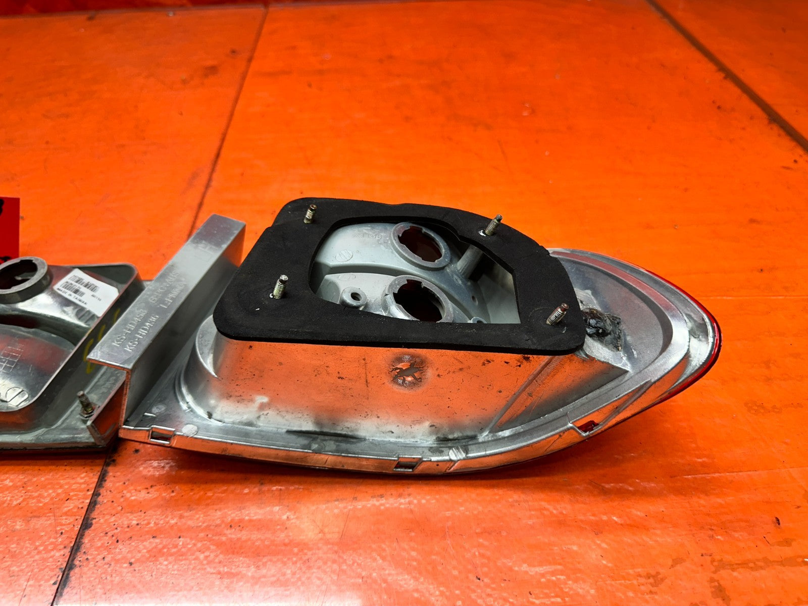 92 95 HONDA CIVIC 2D COUPE   50/50 RED CLEAR TAIL LIGHTS LAMP SET   OEM #33316
