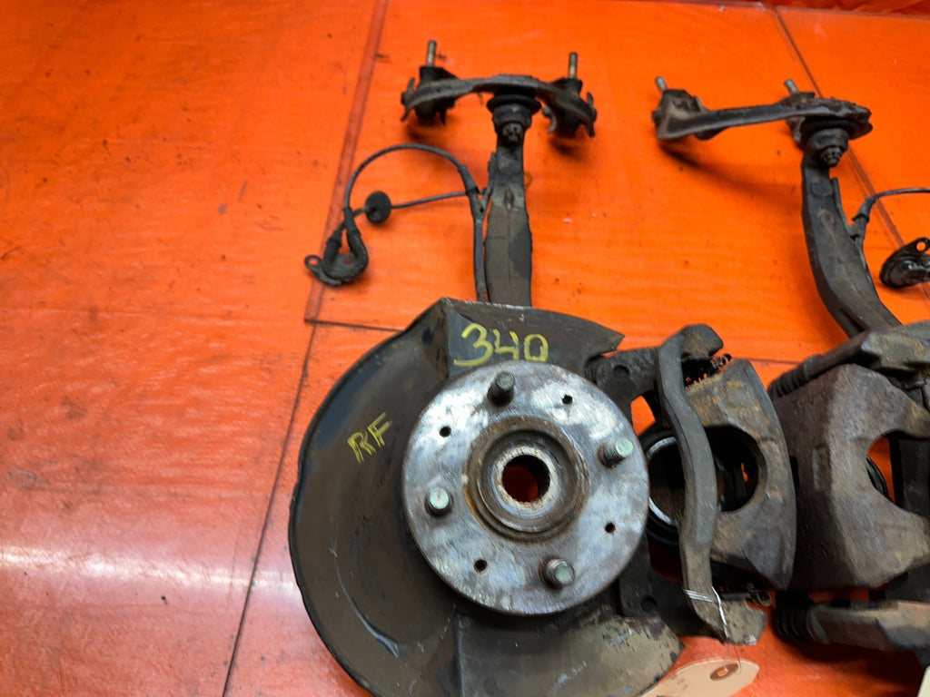 94-01 ACURA INTEGRA FRONT BIG BRAKE SPINDLES KNUCKLES HUB CONVERSION PAIR #34014