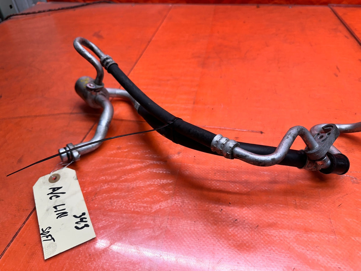 14-15 INFINITI Q50 3.7L A/C AIR CONDITIONING COMPRESSOR REFRIGERANT LINES OEM #35