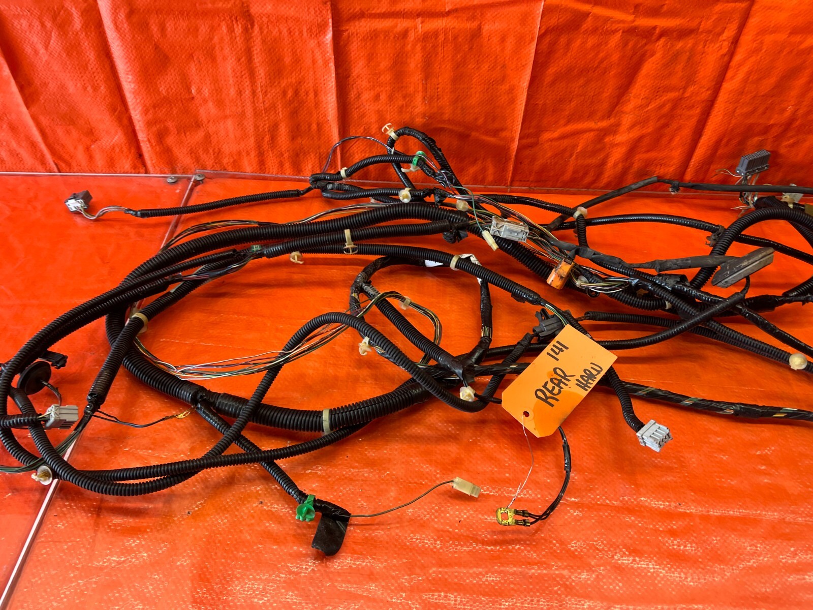 99 01 HONDA PRELUDE BASE INTERIOR FLOOR WIRING HARNESS WIRE LOOM LEFT SIDE #1416