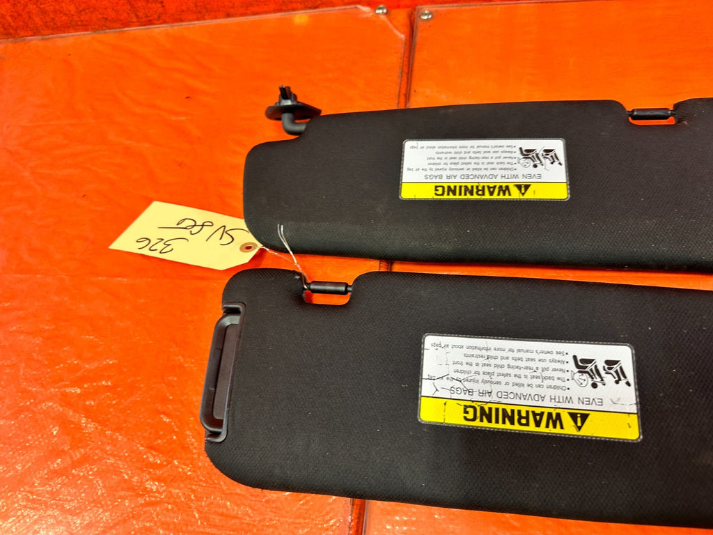 13 16 HYUNDAI GENESIS COUPE 3.8L   LEFT AND RIGHT SUN VISORS PAIR SET   OEM #3263