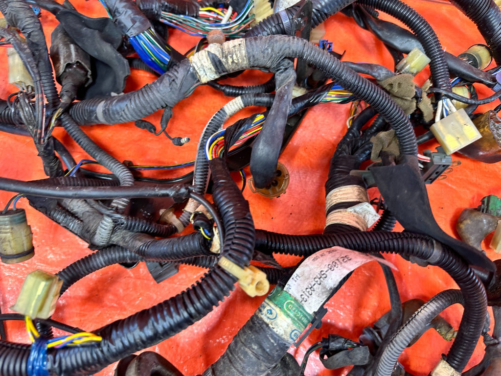 90 91 HONDA CIVIC HATCHBACK INTERIOR FIREWALL CABIN WIRING WIRE HARNESS OEM 3258