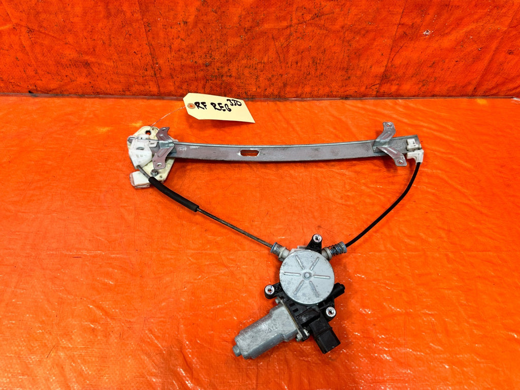 04 08 ACURA TSX   PASSENGER RIGHT FRONT   WINDOW REGULATOR W/ MOTOR   OEM #3304