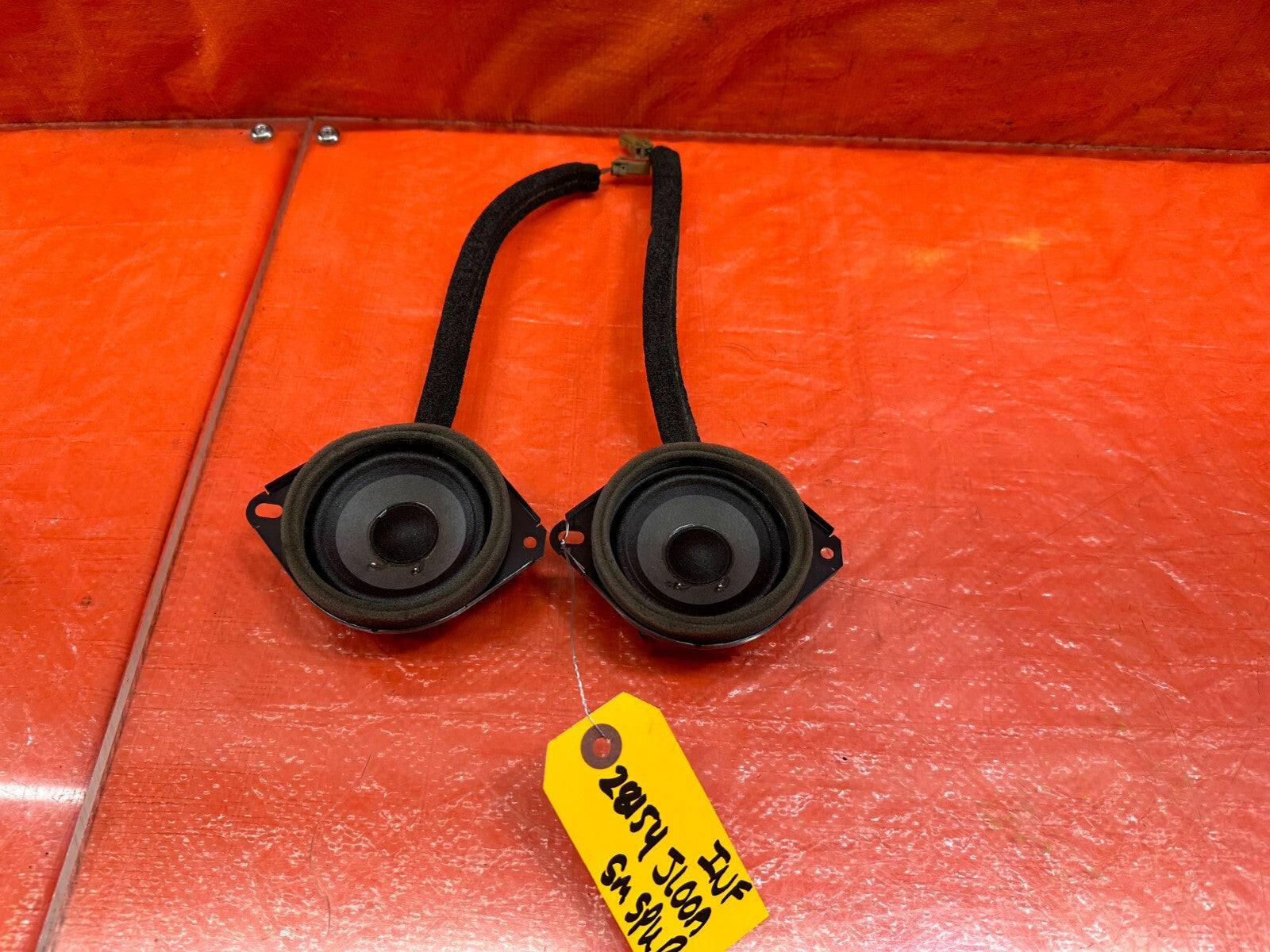 08 15 INFINITI G37 Q60 COUPE BOSE REAR QUARTER PANEL TRIM SPEAKERS LEFT + RIGHT2