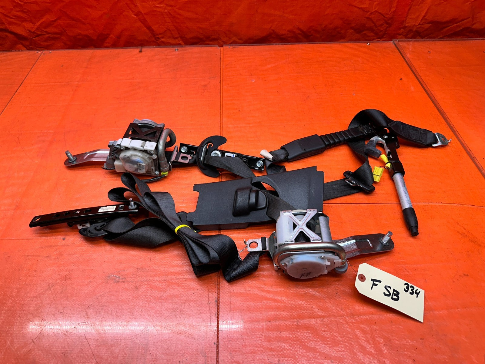 13 15 HONDA CIVIC SI 4D 2.4L FRONT SEAT BELTS DRIVER PASSENGER LEFT RIGHT OEM0