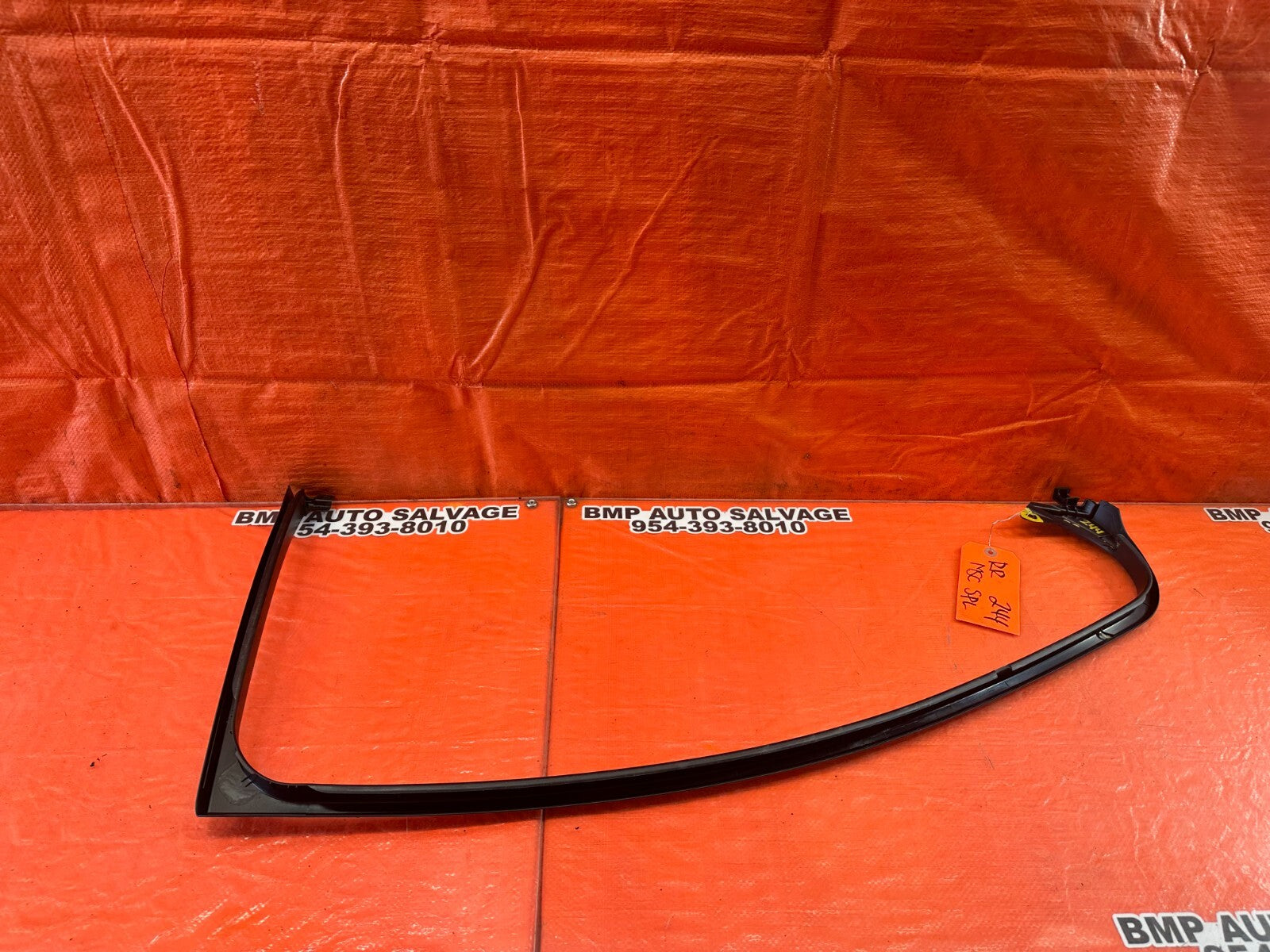07 09 LEXUS ES350   PASSENGER RIGHT REAR   INTERIOR DOOR WINDOW TRIM   OEM #24414
