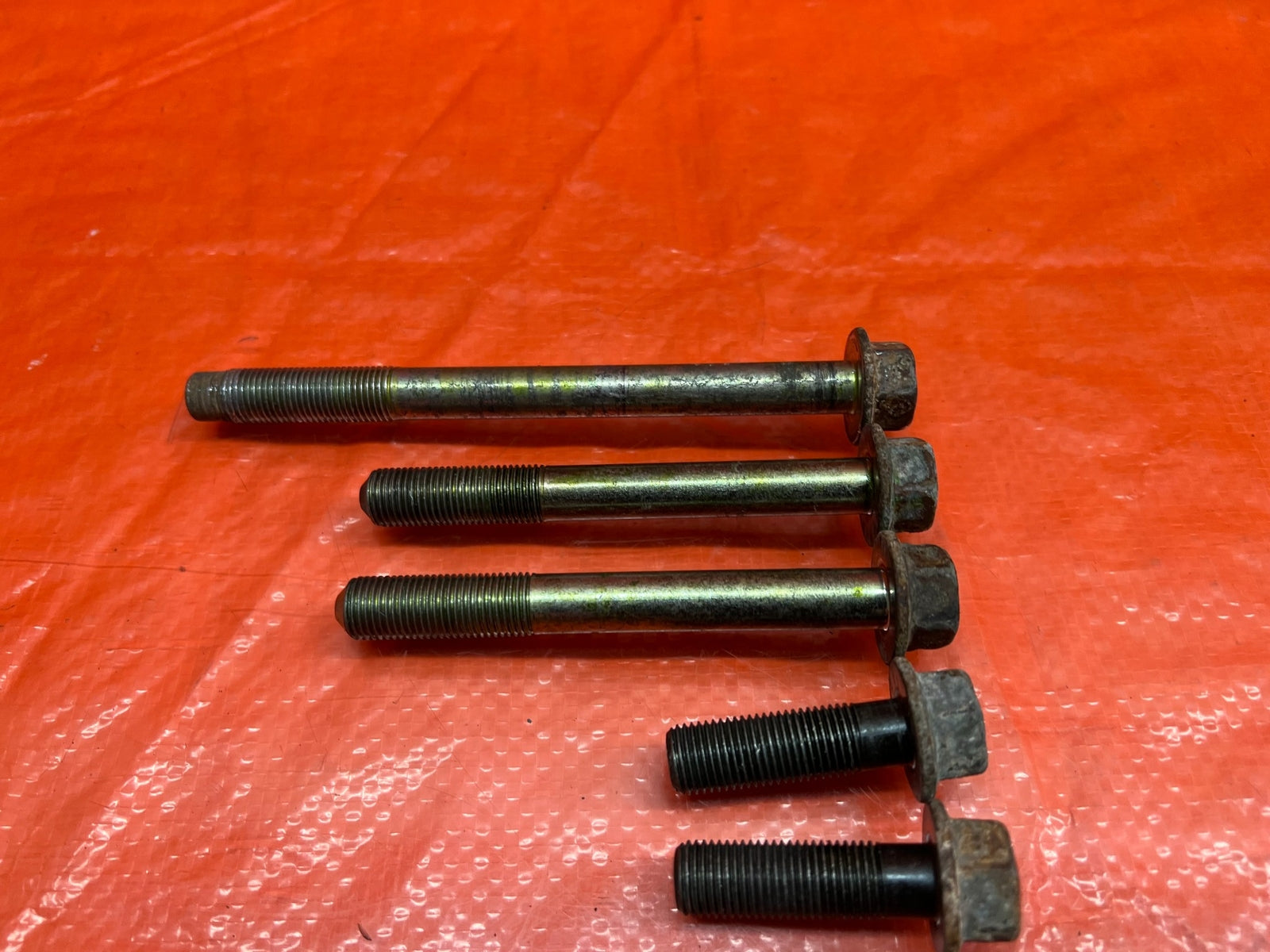08 12 HONDA ACCORD 2.4L   REAR TRANSMISSION BRACKET BOLTS HARDWARE   OEM #1745