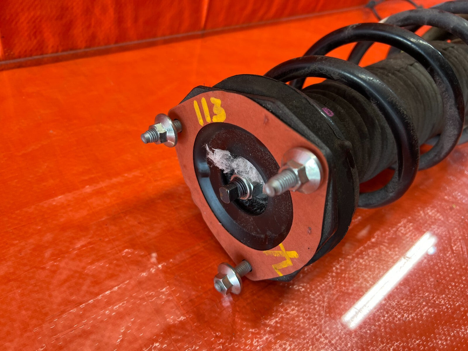 17 19 INFINITI Q50   RED SPORT   RWD SHOCK AND SPRING STRUT LEFT REAR OEM #1134