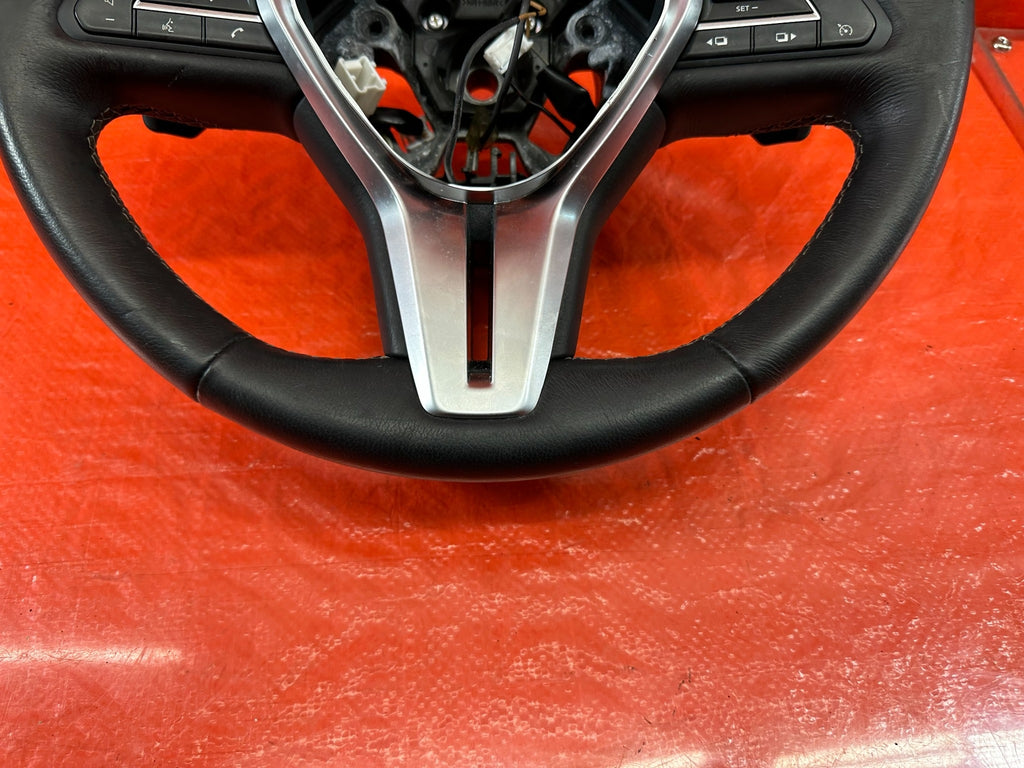 17 20 INFINITI Q60   RED SPORT 400   STEERING WHEEL W/ PADDLE SHIFTERS   OEM 20012