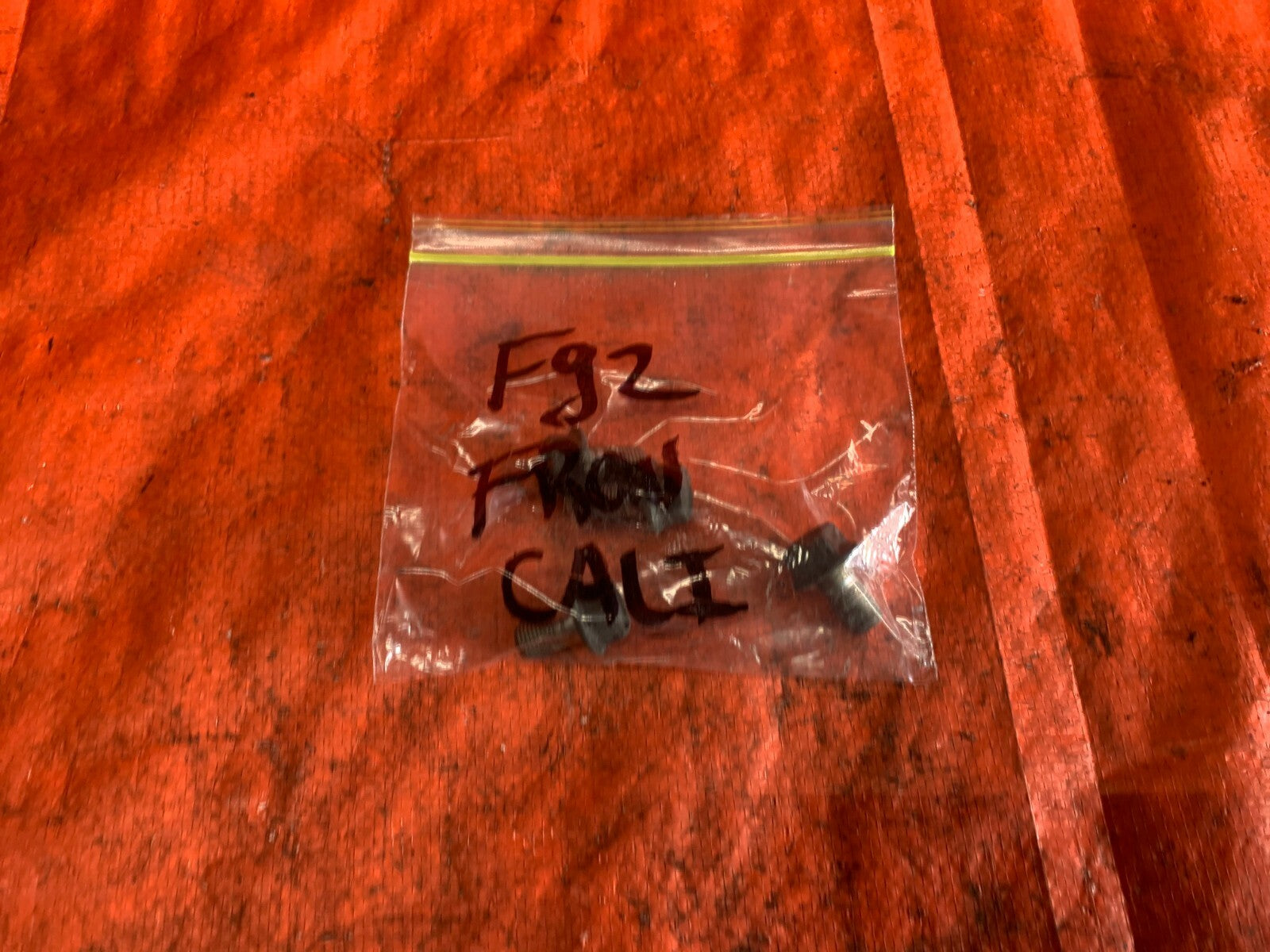 06 11 HONDA CIVIC SI   FRONT BRAKE CALIPER CALIPERS  BOLT SET BOLTS  4 TOTAL OEM0