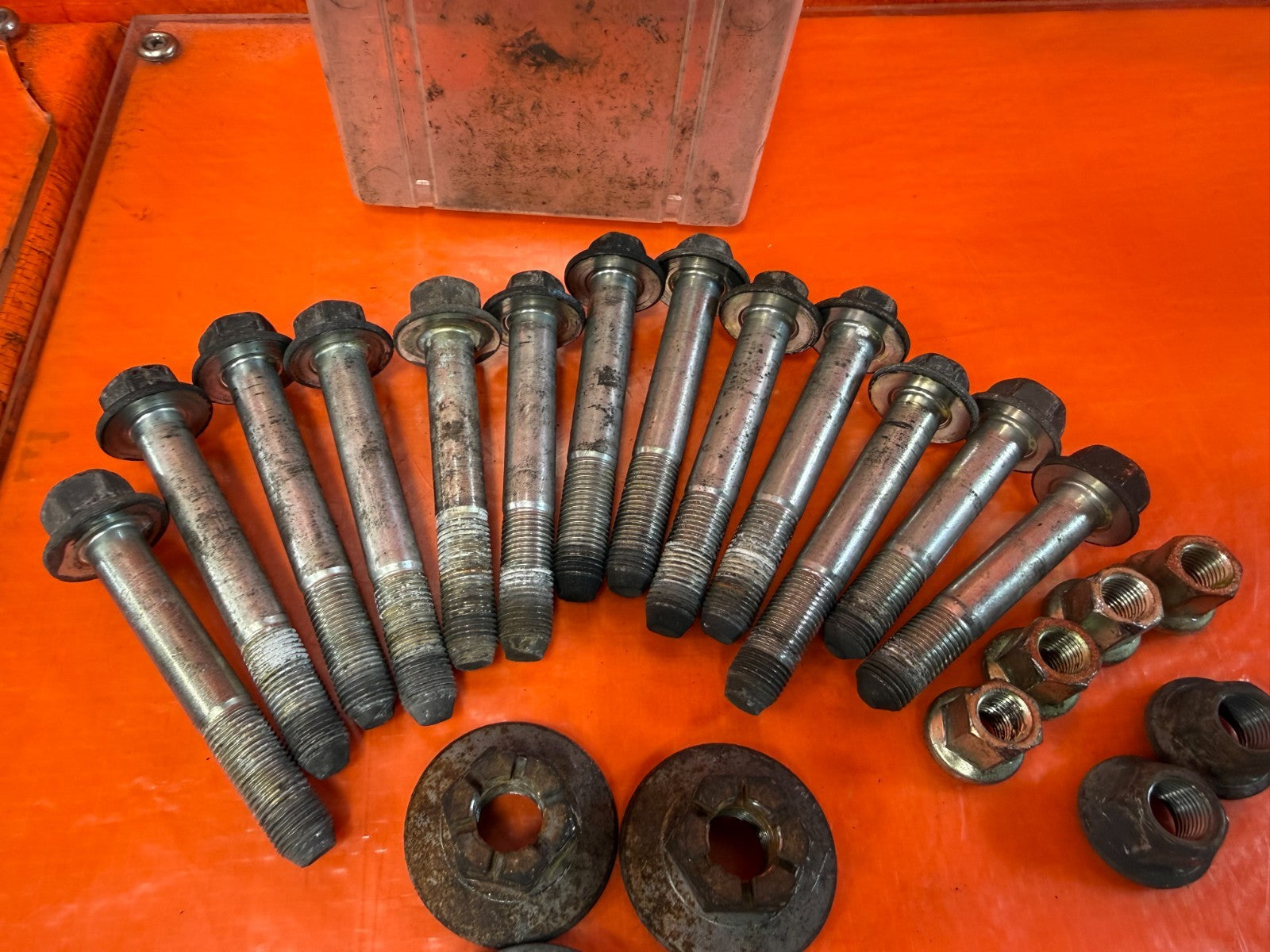 09 14 ACURA TSX   REAR LOWER CONTROL / TRAILING ARM TO CHASSIS BOLTS OEM #3215