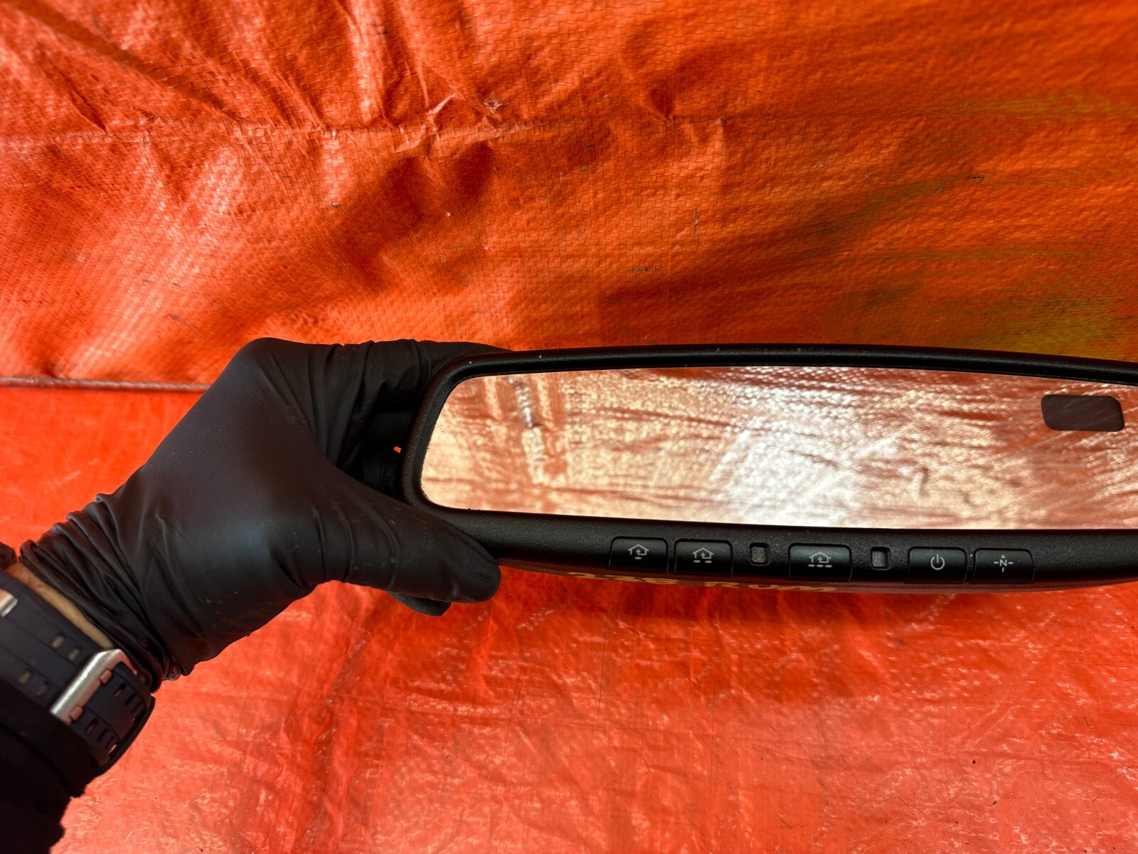 09 13 INFINITI G37 SEDAN   REAR VIEW MIRROR W/ COMPASS   OEM FACTORY #2383