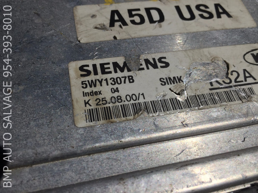 OEM 2001 KIA RIO ECU 5WY1307B ENGINE COMPUTER BRAIN ECM #1112 #V8731