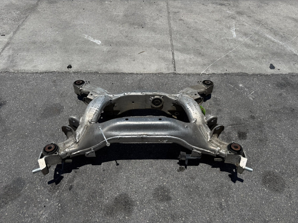 03 07 INFINITI G35 COUPE   REAR SUBFRAME CROSSMEMBER K FRAME   ALUMINUM OEM 29810
