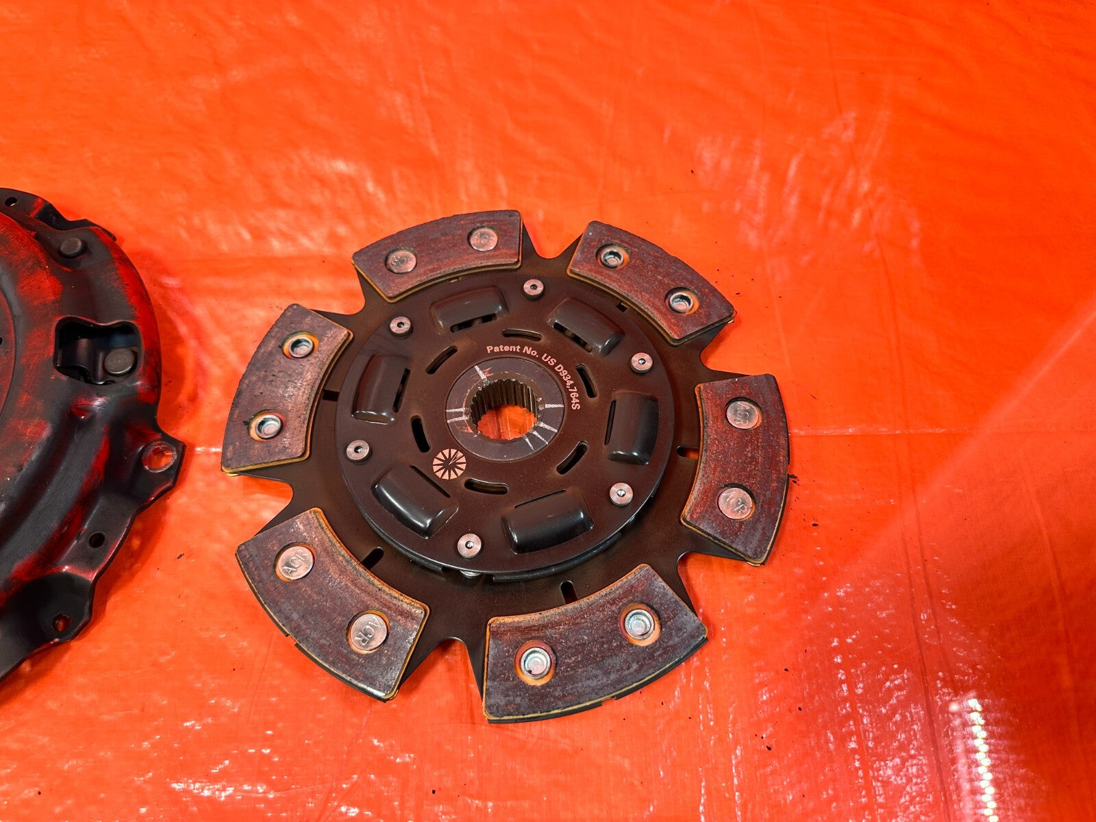 12 15 HONDA CIVIC SI   ACTION RACING BRAND   6 PUCK SPRUNG CLUTCH PRESSURE PLATE4