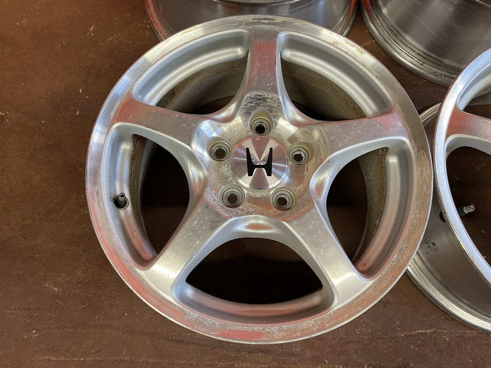 00 03 HONDA S2000 AP1   GENUINE FACTORY WHEEL SET   WHEELS RIMS   FRONT REAR OEM9