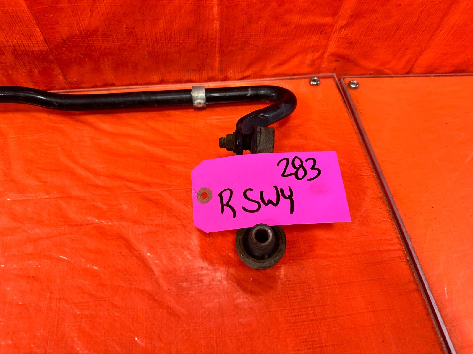 08 14 SUBARU IMPREZA WRX STI   REAR SWAY ANTI ROLL STABILIZER BAR   OEM #2834