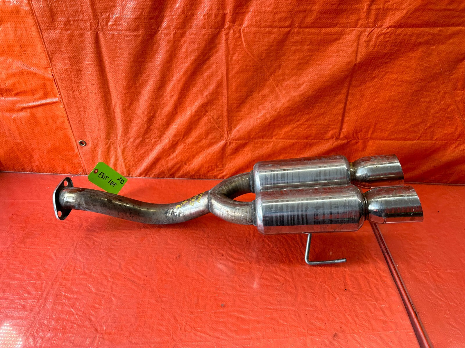 88 91 HONDA CRX   FOSCUSZ BRAND   EXHAUST MUFFLER TAIL PIPE PAN   #2439