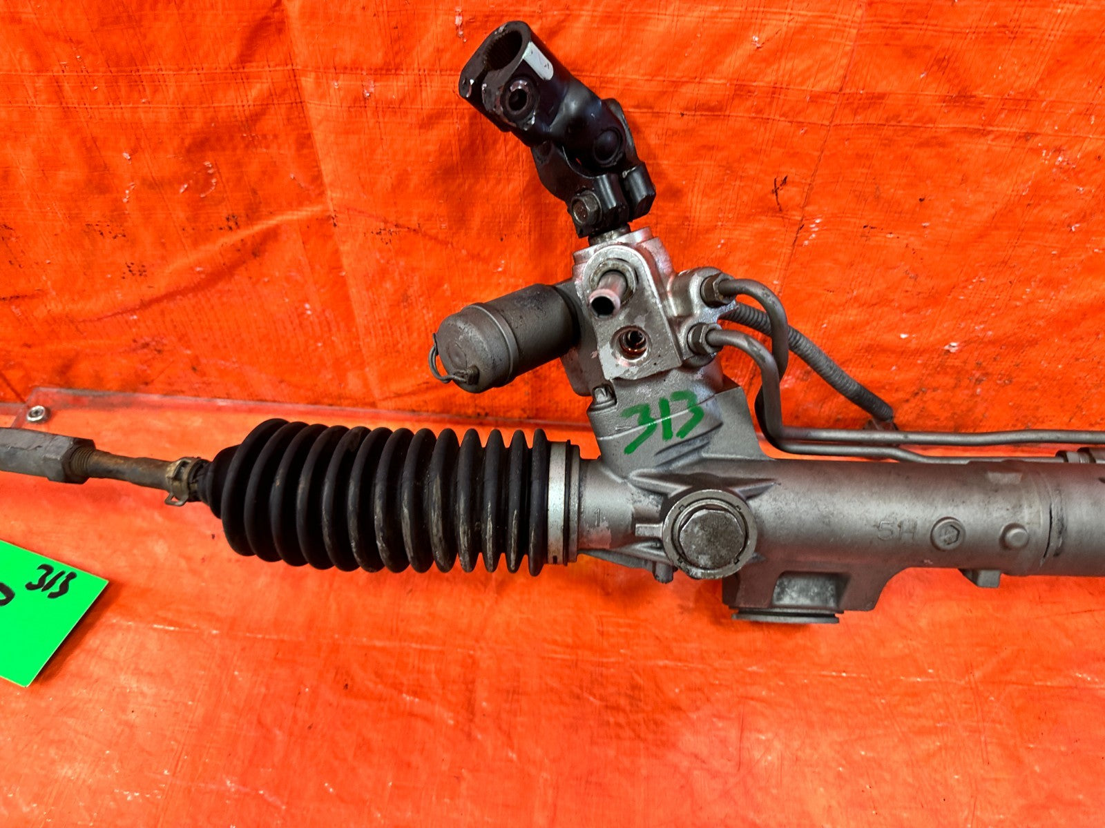 14 15 INFINITI Q50 3.7L   POWER STEERING GEAR BOX RACK AND PINION   OEM #3134