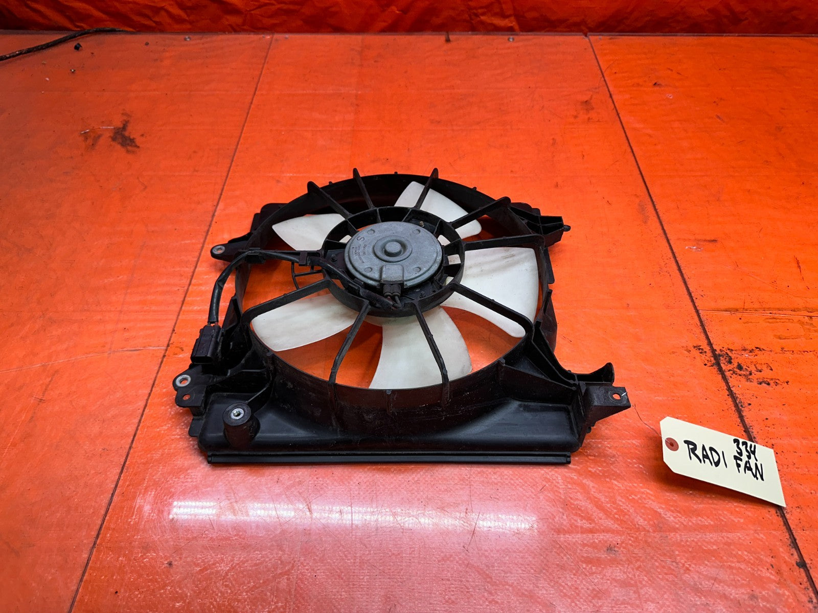 13 15 HONDA CIVIC SI 4D 2.4L ENGINE COOLING RADIATOR FAN 5 BLADE ASSEMBLY OEM #30