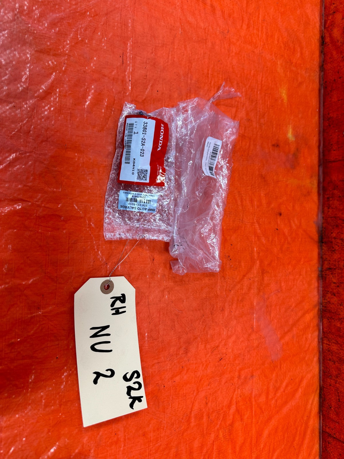 00 09 HONDA S2000   CLUB RACER CR   CLEAR SIDE MARKER   RIGHT SIDE   OEM #S2K1