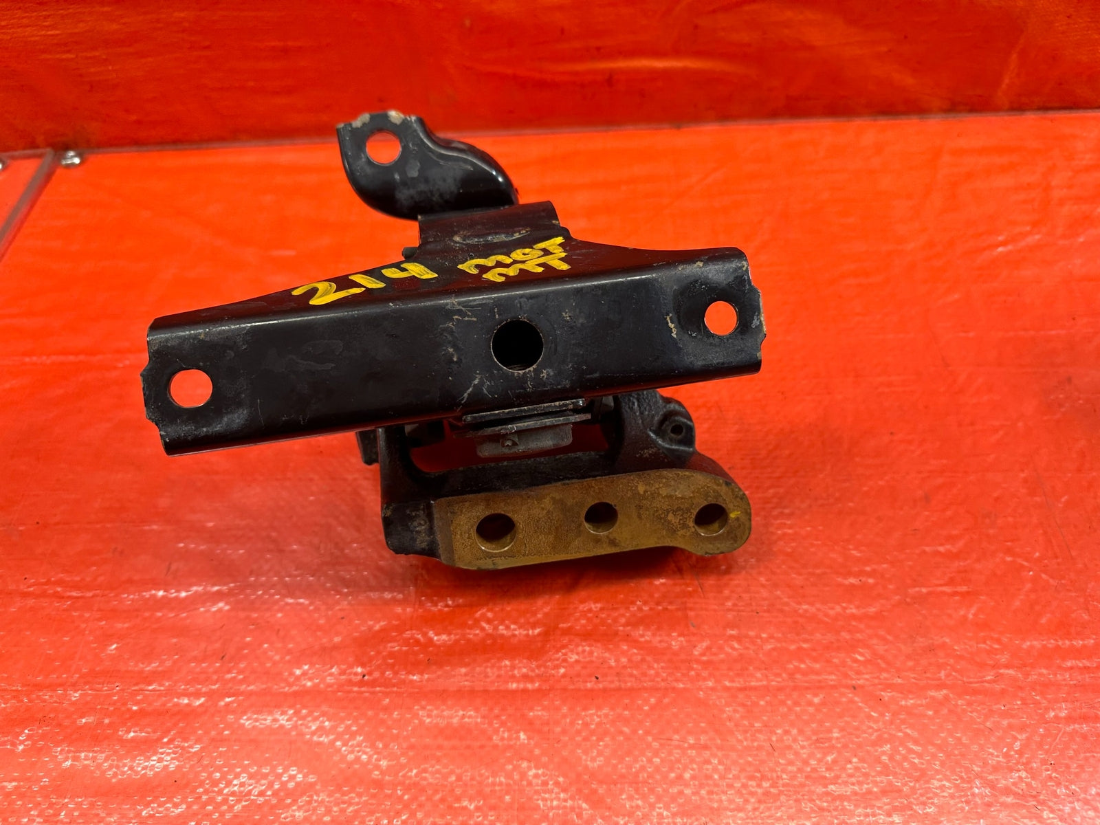 08 15 LANCER EVOLUTION X EVO 10 MR   RIGHT ENGINE MOTOR MOUNT W/ BRACKET OEM 21417