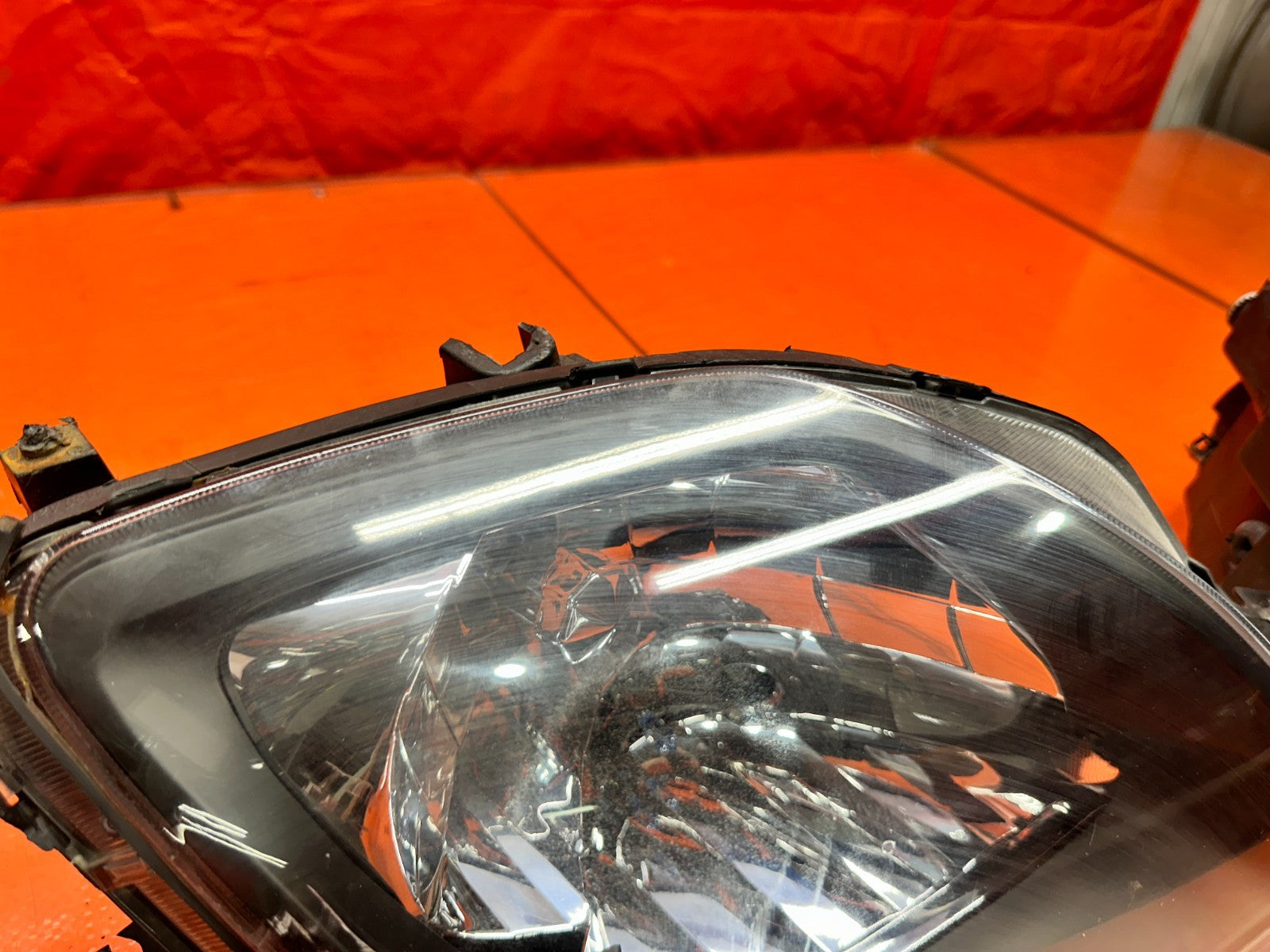 97 01 HONDA PRELUDE 2.2L BLACK HOUSING AFTERMARKET LEFT RIGHT HEADLIGHTS #33615