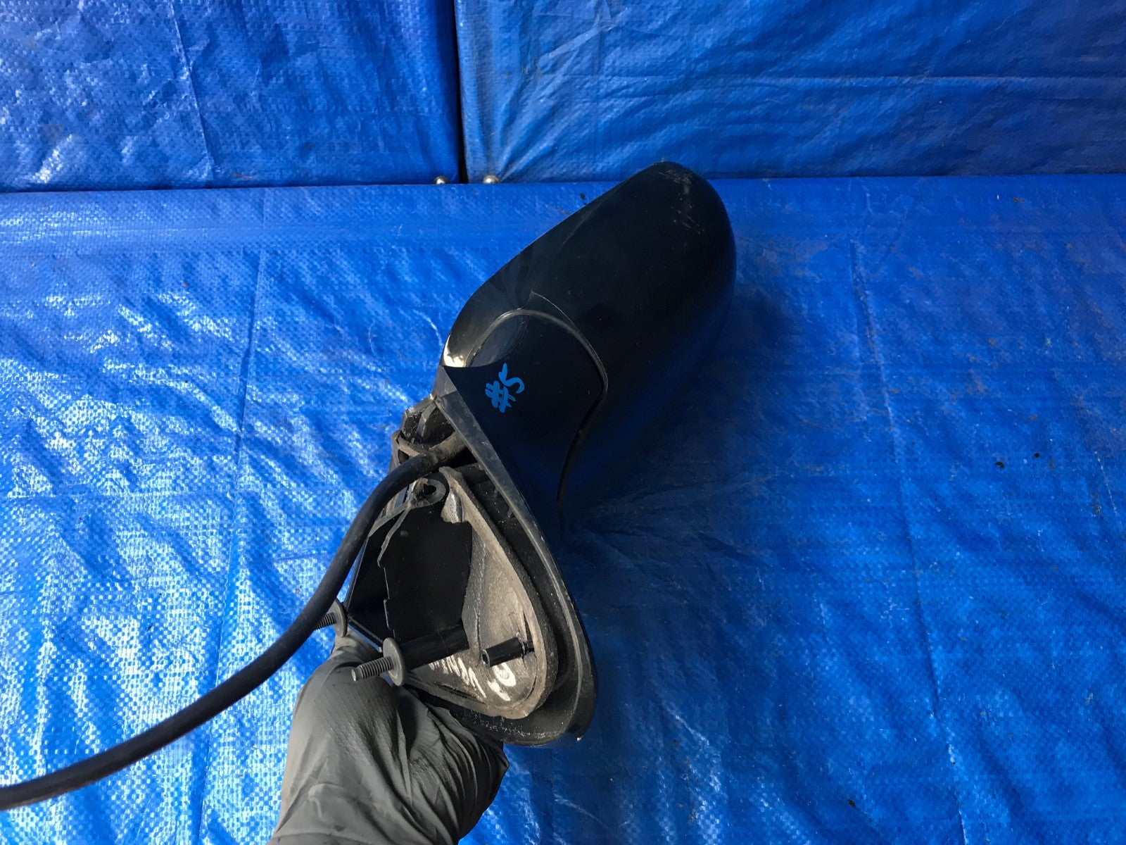 OEM 2002 02 CHEVROLET VENTURE   PASSENGER RIGHT SIDE VIEW MIRROR   BLACK COLOR3