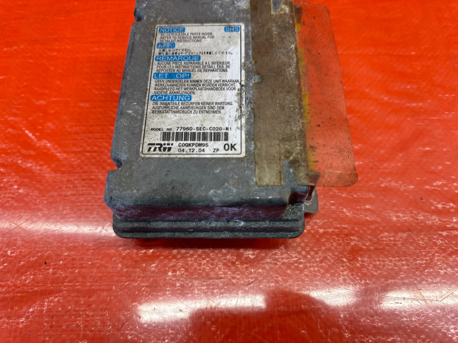 04 05 ACURA TSX   CONTROL MODULE   FACTORY PART # 77960 SEC C02   OEM #2094