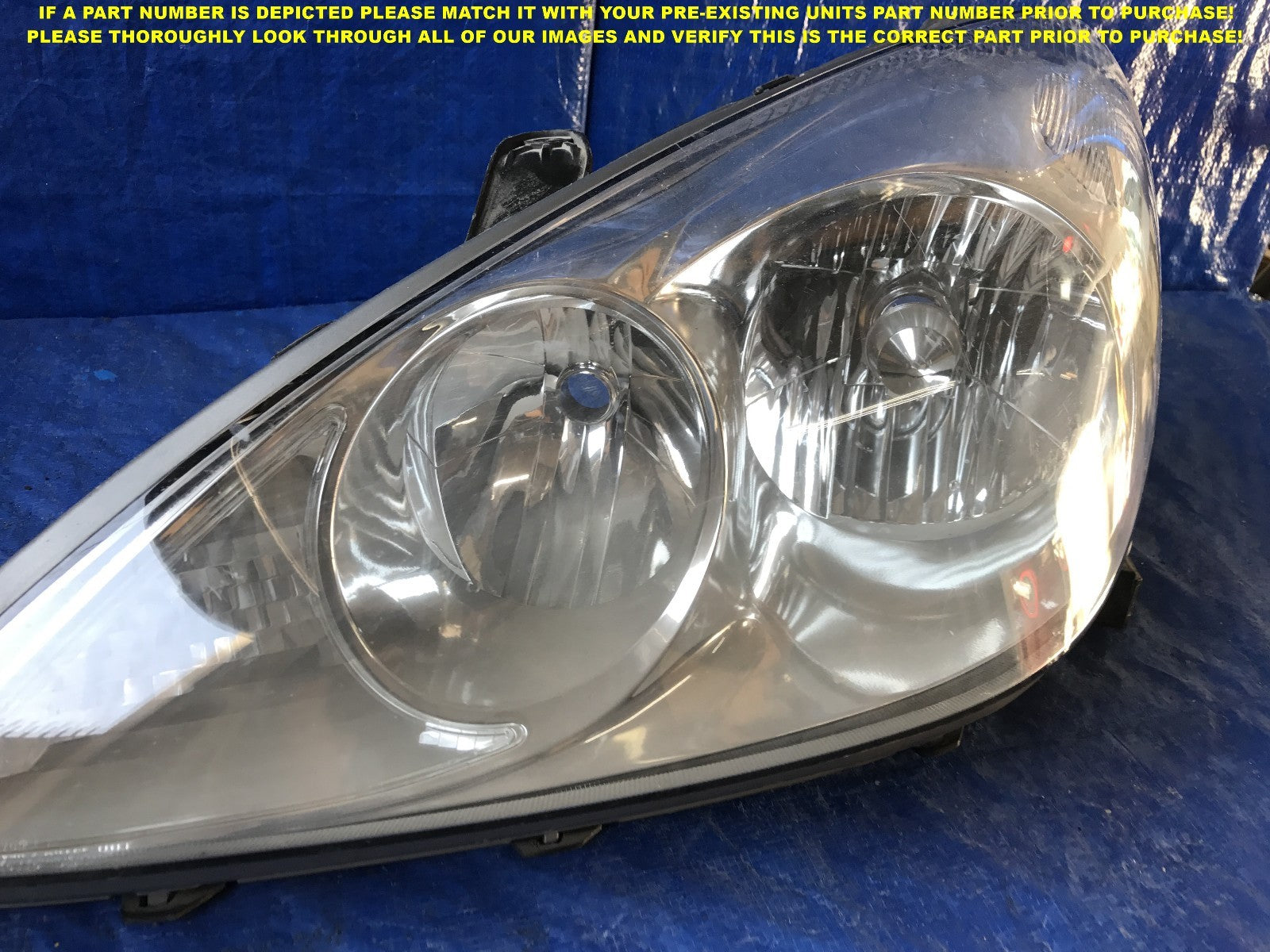 OEM 2005 2006 05 06 LEXUS ES330 HALOGEN MODEL DRIVER LEFT HEADLIGHT L LH 3