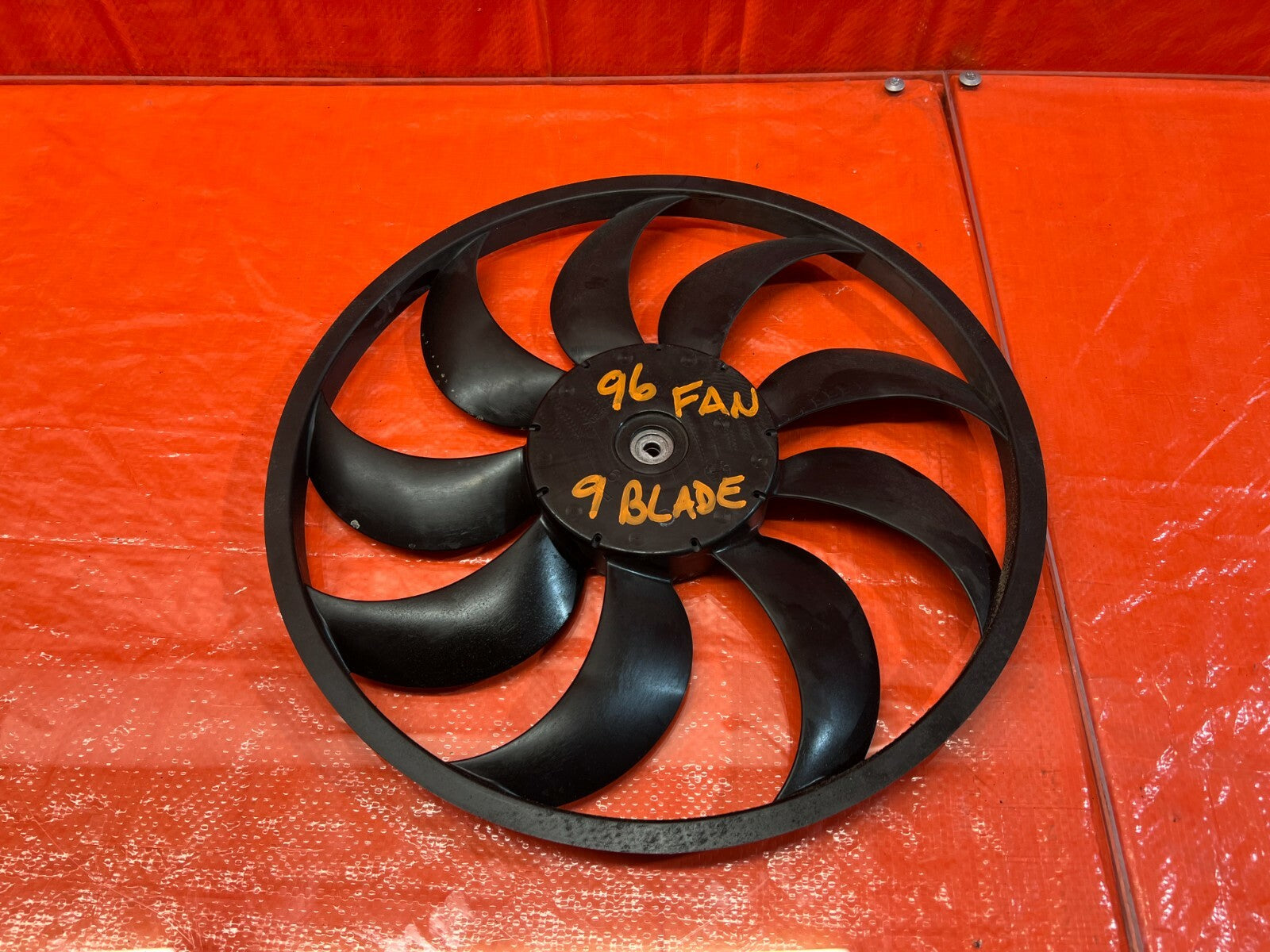 14 20 INFINITI Q50 17 20 Q60   RADIATOR COOLING FAN   RIGHT SIDE   9 BLADE OEM 0