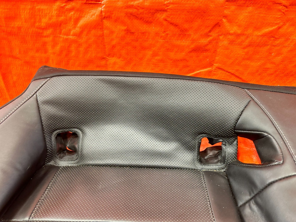 17 20 INFINITI Q60   BLACK LEATHER REAR SEAT LOWER SEAT SKIN WRAP   OEM #28915