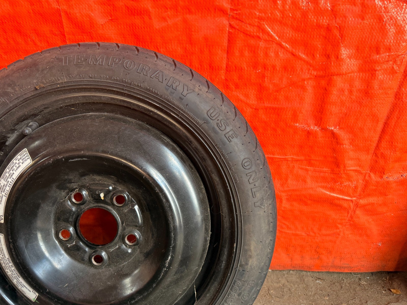 04 14 TSX / 02 06 RSX TYPE S 13 15 ILX / 06 15 CIVIC SI SPARE TIRE WHEEL RIM #FA2