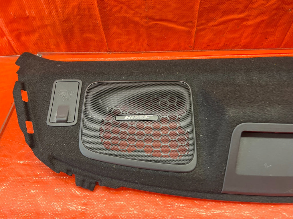 08 15 INFINITI G37 Q60 COUPE REAR SPEAKER COVER TRAY TRUNK LINING LINER TRIM 1697